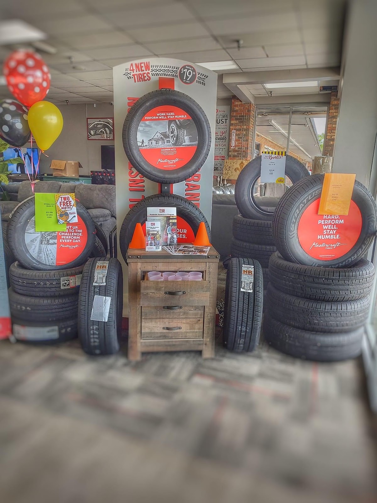 Rent-to-own tire store in Grayson