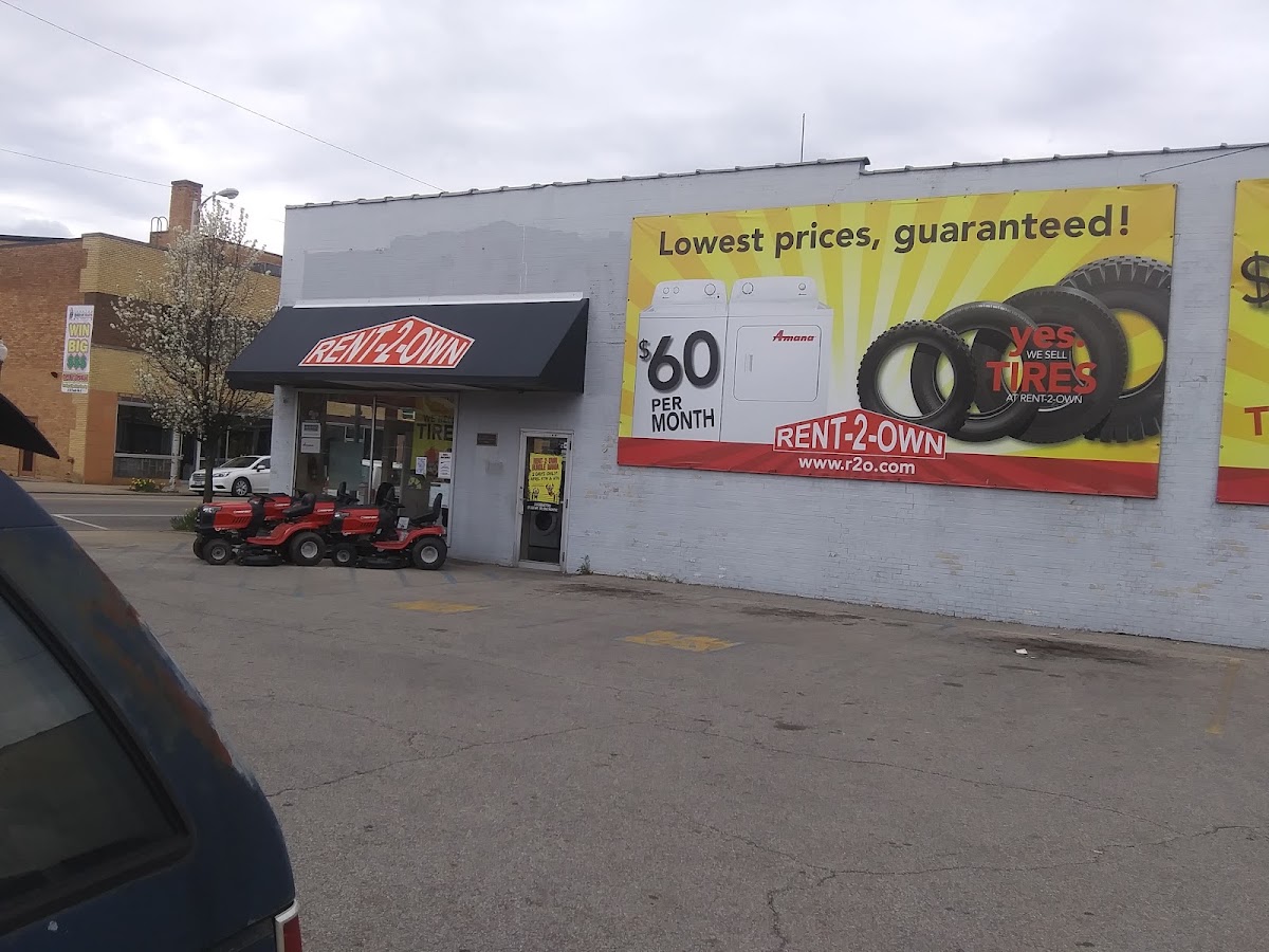 Rent-to-own tire store in Ironton